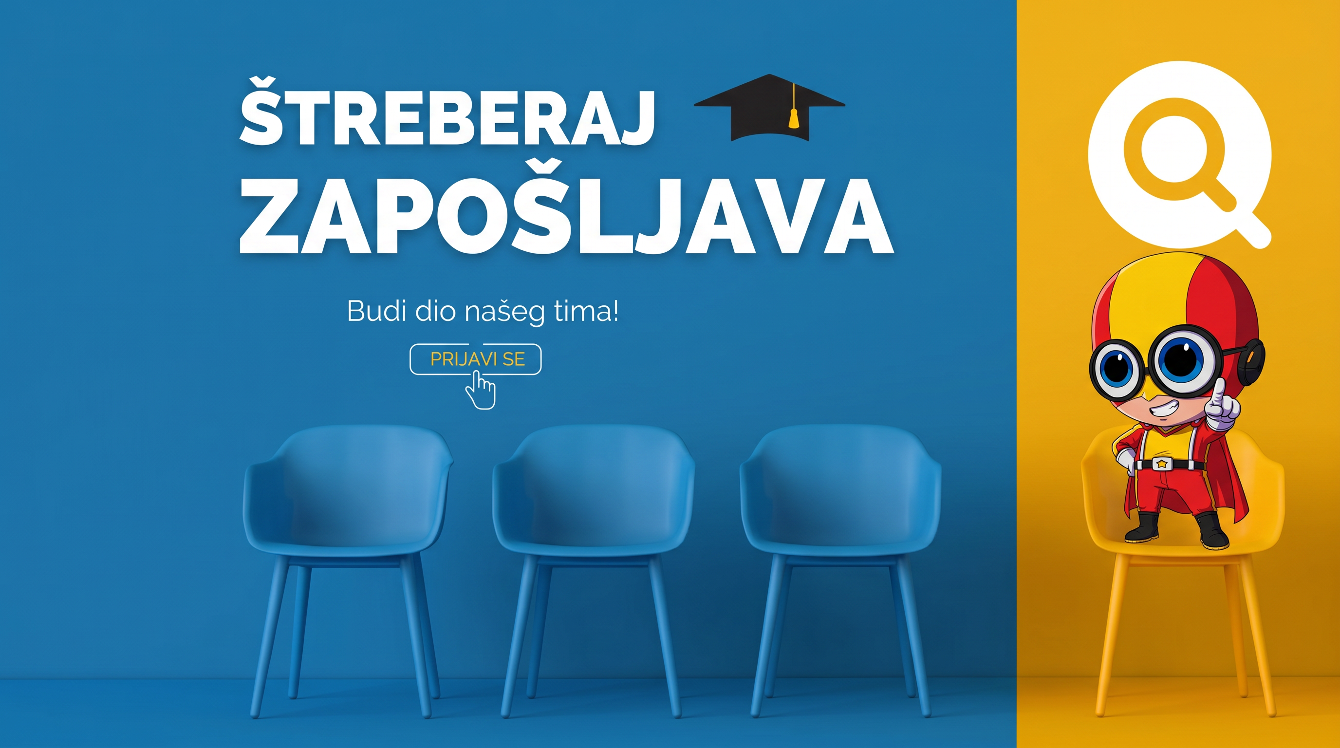 Štreberaj zapošljava